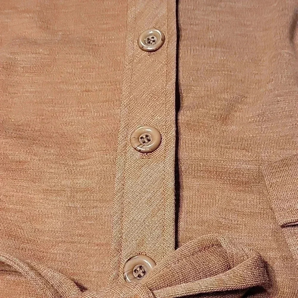Vintage Sears Roebuck 80's Button Up Jacket Size 14 Light Rust - Picture 2 of 13